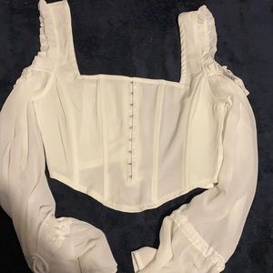 White off shoulder blouse